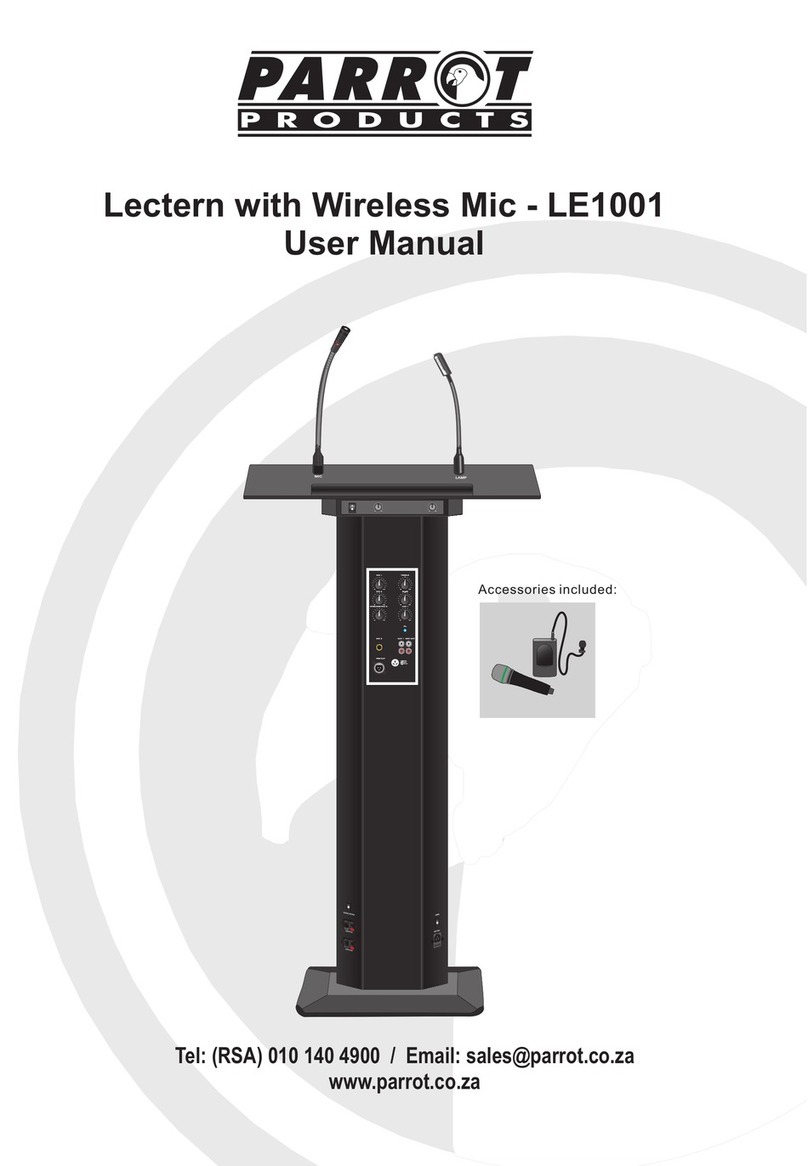 Parrot Products LE1001 User manual