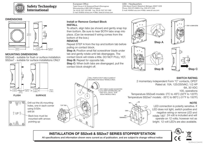 STI SS2 6 Series quick start guide