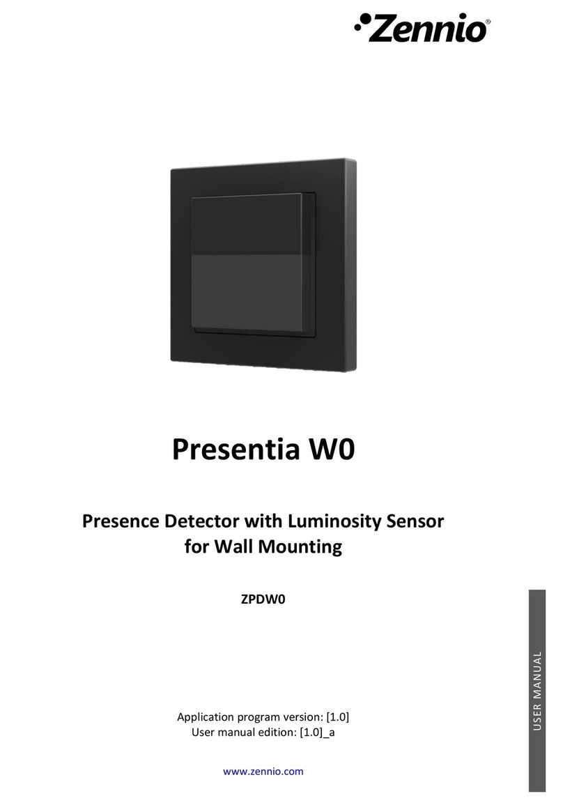 Zennio Presentia W0 user manual