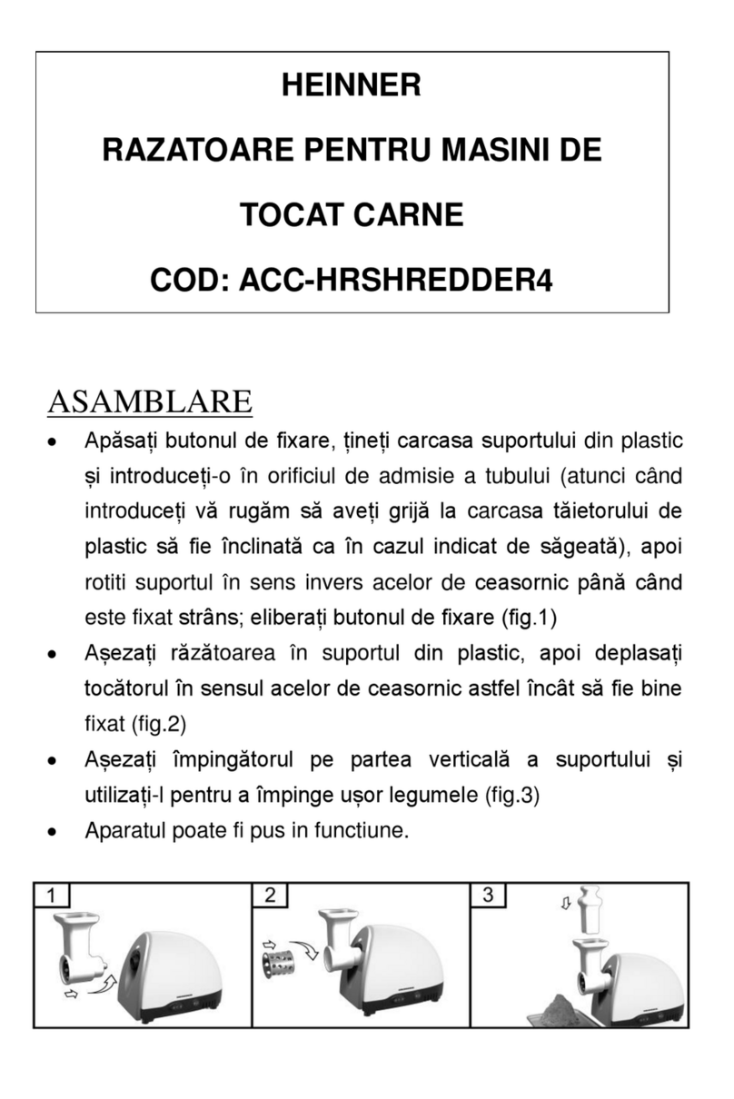 Heinner ACC-HRSHREDDER4 User manual