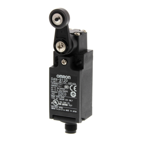 Omron D4N Series User manual