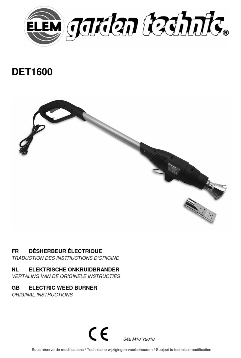 Elem Garden Technic DET1600 Original instructions