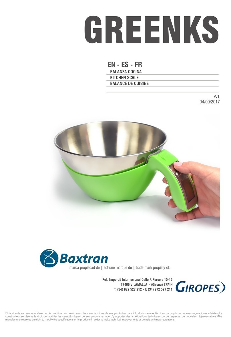 Giropes BAXTRAN GREENKS User manual