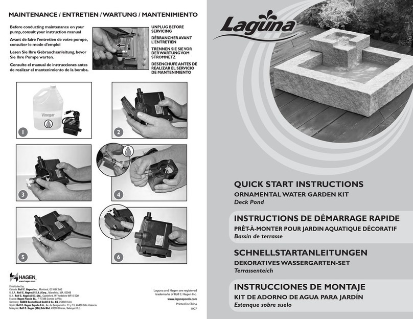 Hagen Laguna PT1119 Quick start instructions
