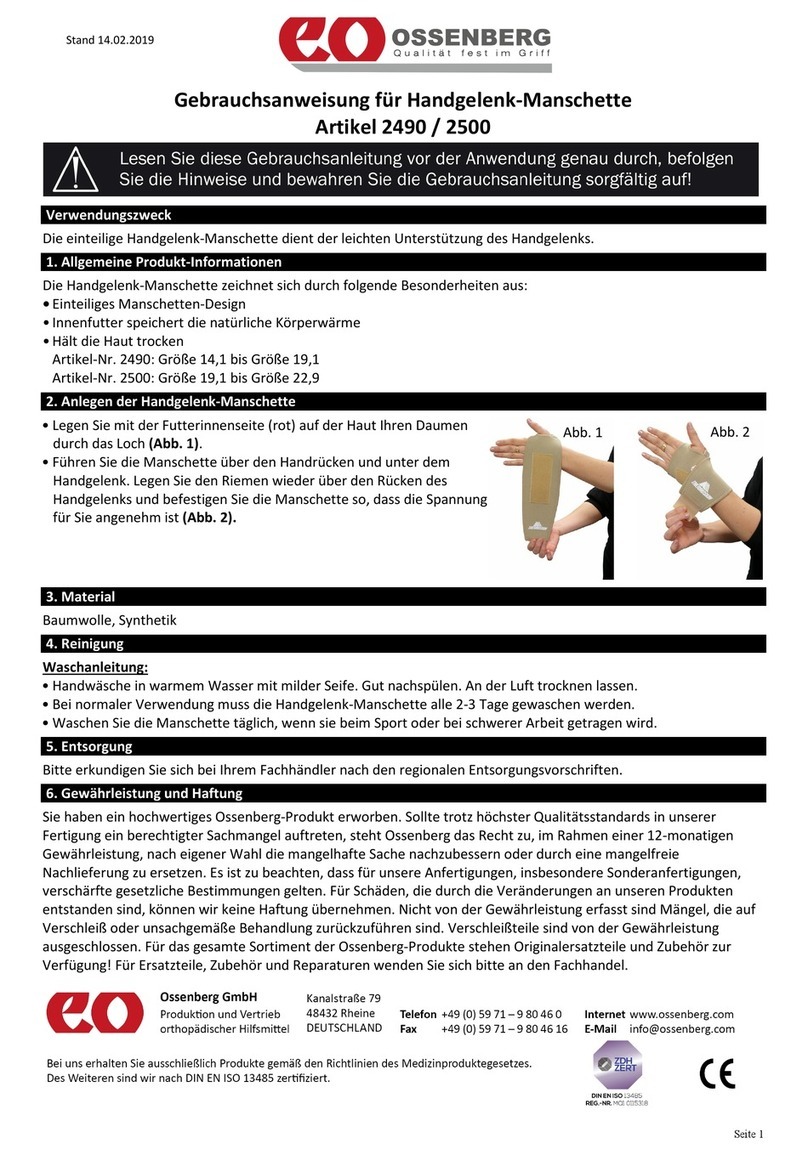 Ossenberg 2490 User manual