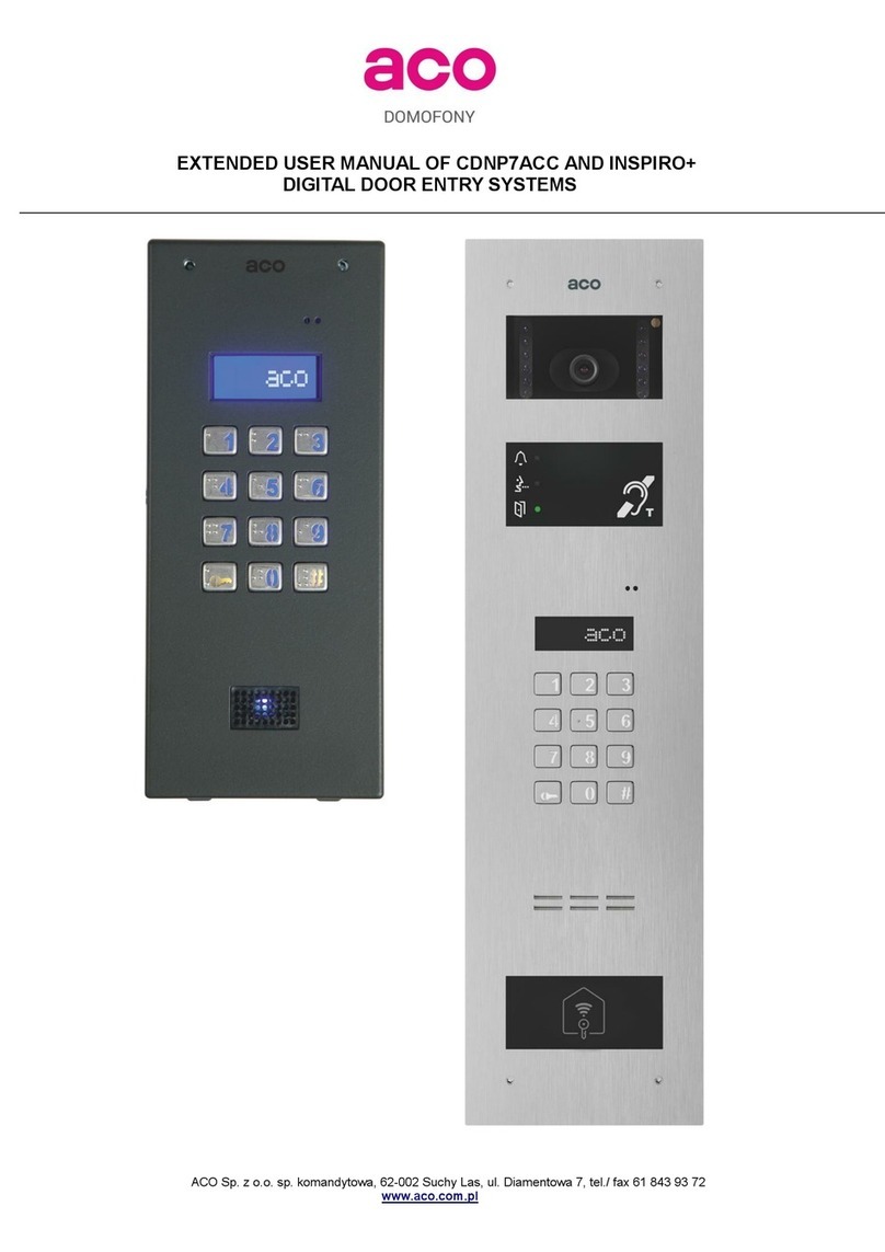 ACO CDNP7ACC User manual