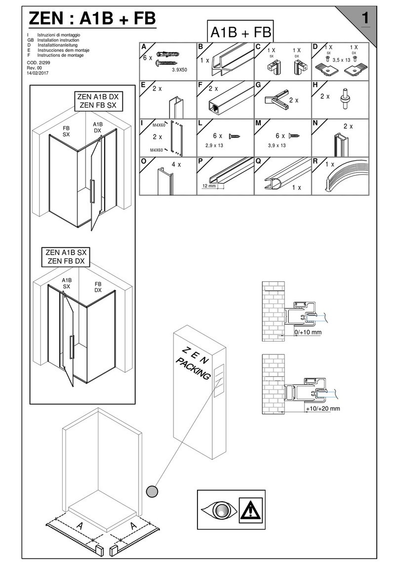 Megius ZEN A1B DX Installation instruction