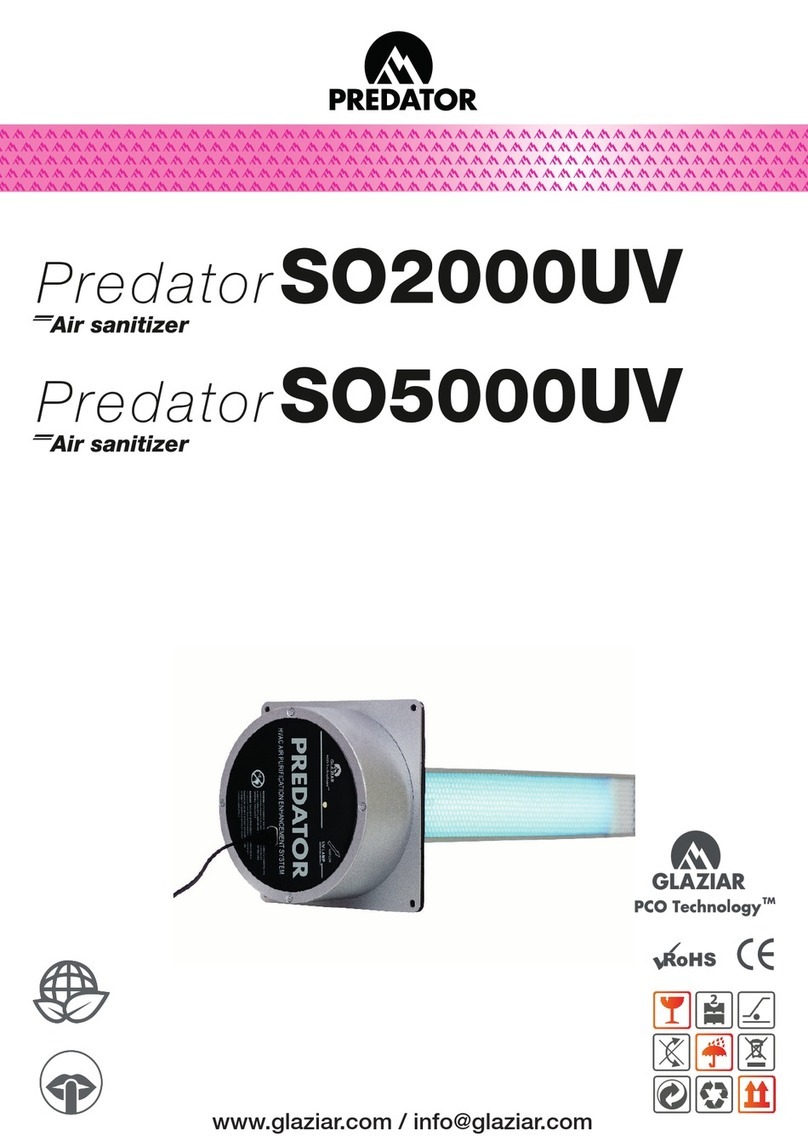Glaziar Predator SO2000UV Instructions for use