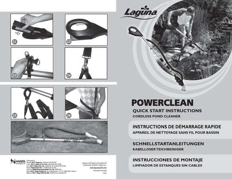 laguna POWERCLEAN Quick start instructions