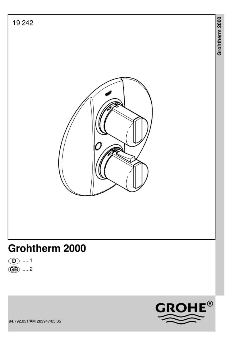 Grohe Grohtherm 2000 19 242 instructions