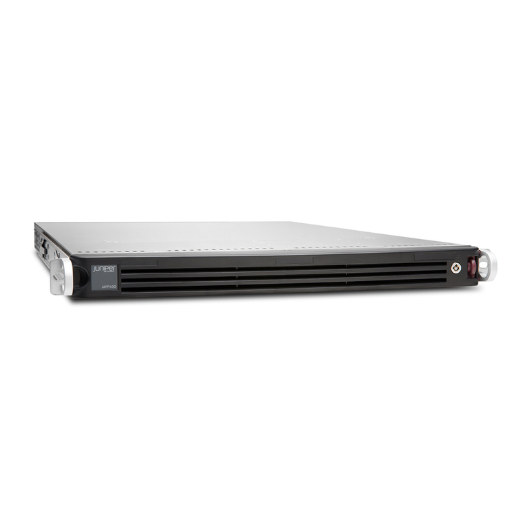Juniper JATP400 Hardware guide Juniper JATP400 Hardware guide