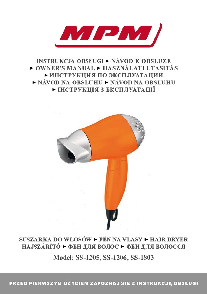 MPM SS-1205 owner's manual