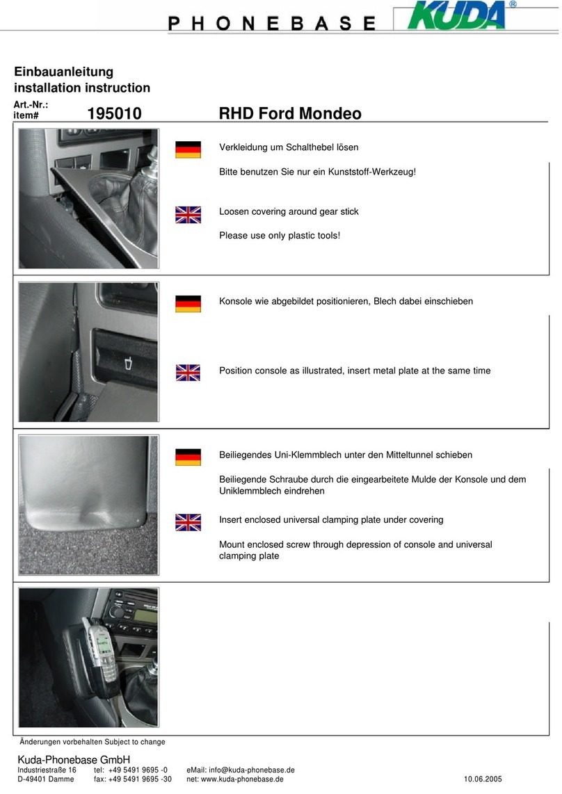 Kuda 195010 User manual
