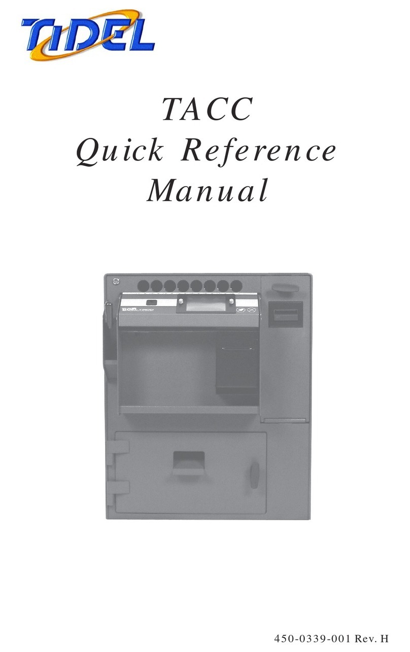 Tidel TACC Quick reference manual