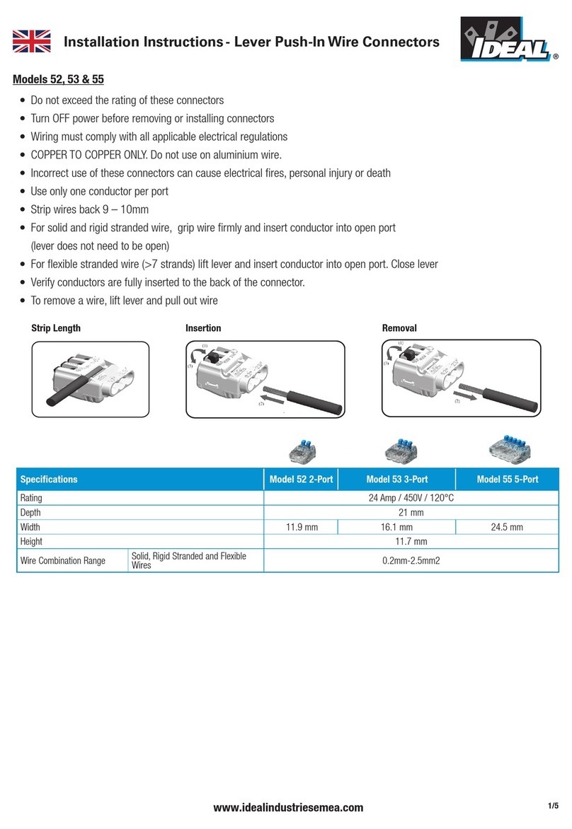 IDEAL 52 installation instructions