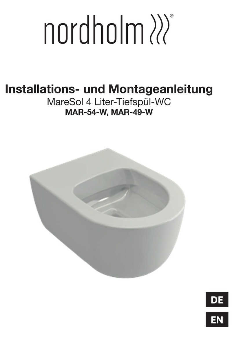 nordholm MareSol MAR-54-W installation manual