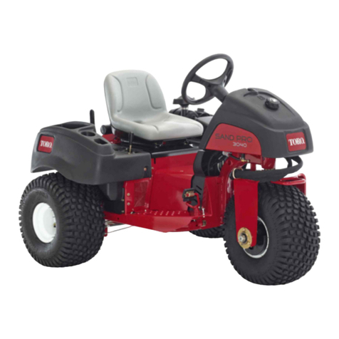 Toro Sand Pro 3040 User manual Toro Sand Pro 3040 User manual