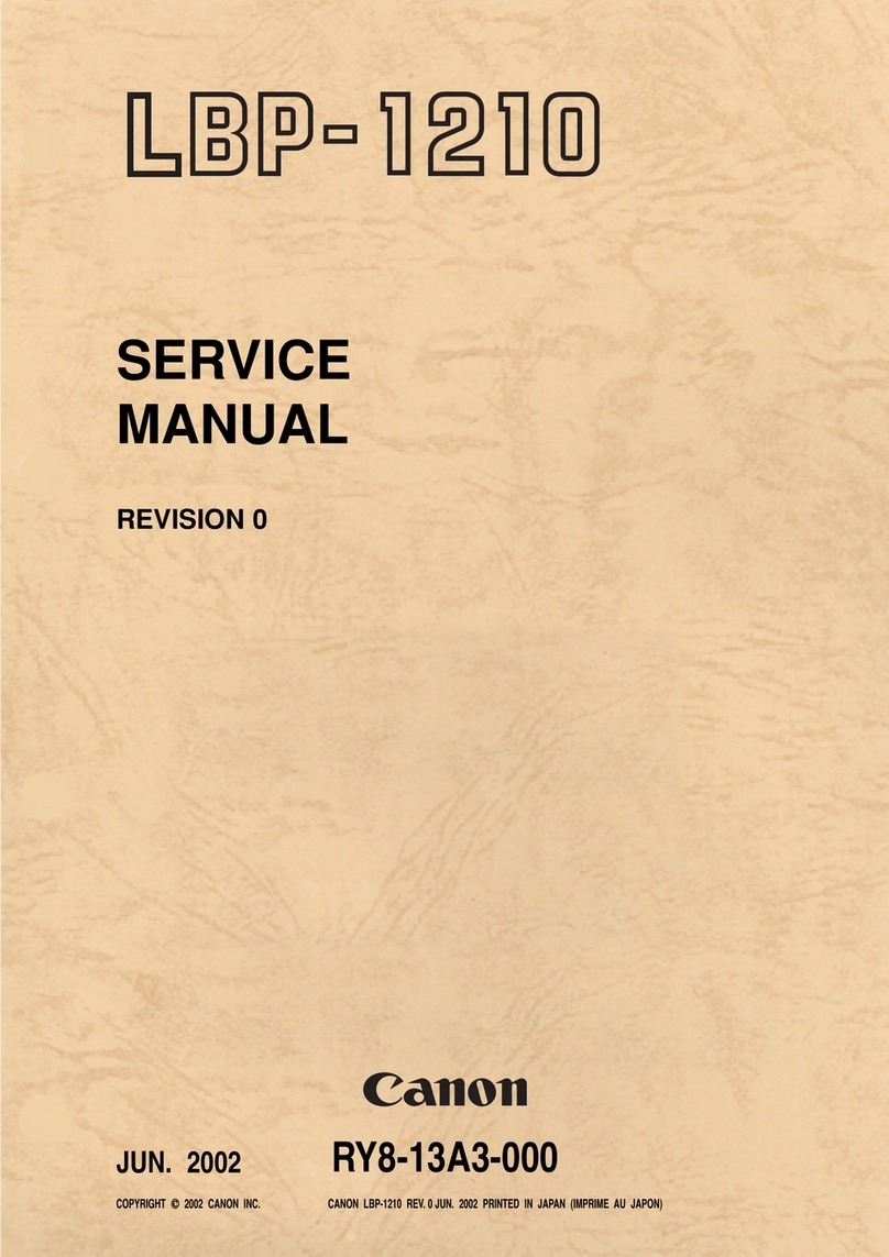 Canon LASER SHOT LBP-1210 User manual