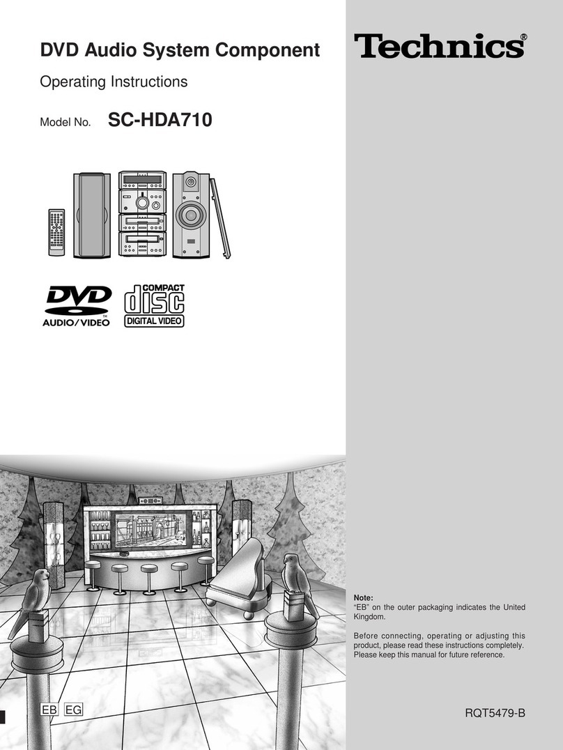 Technics SC-HDA710 User manual