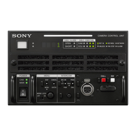 Sony HDCU3500 User manual