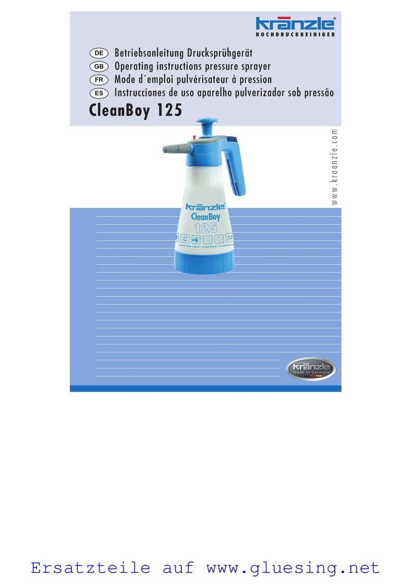Kränzle CleanBoy 125 operating instructions Kränzle CleanBoy 125 operating instructions
