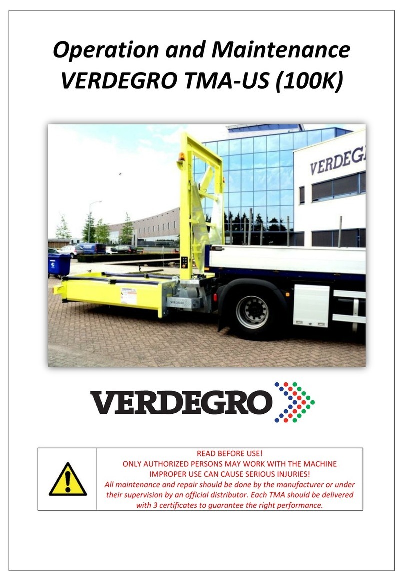 VERDEGRO TMA-US 100K Operation and maintenance