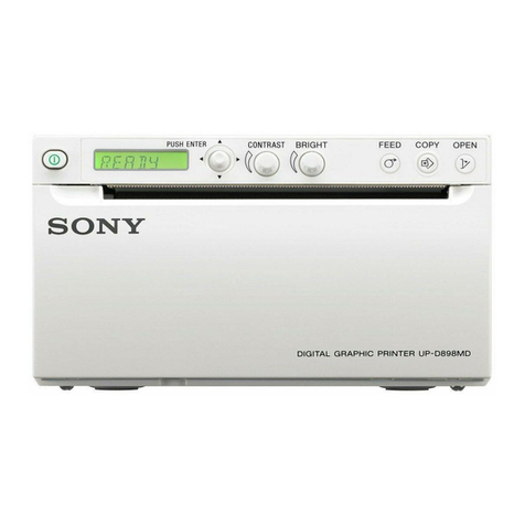 Sony UP-D898MD User manual