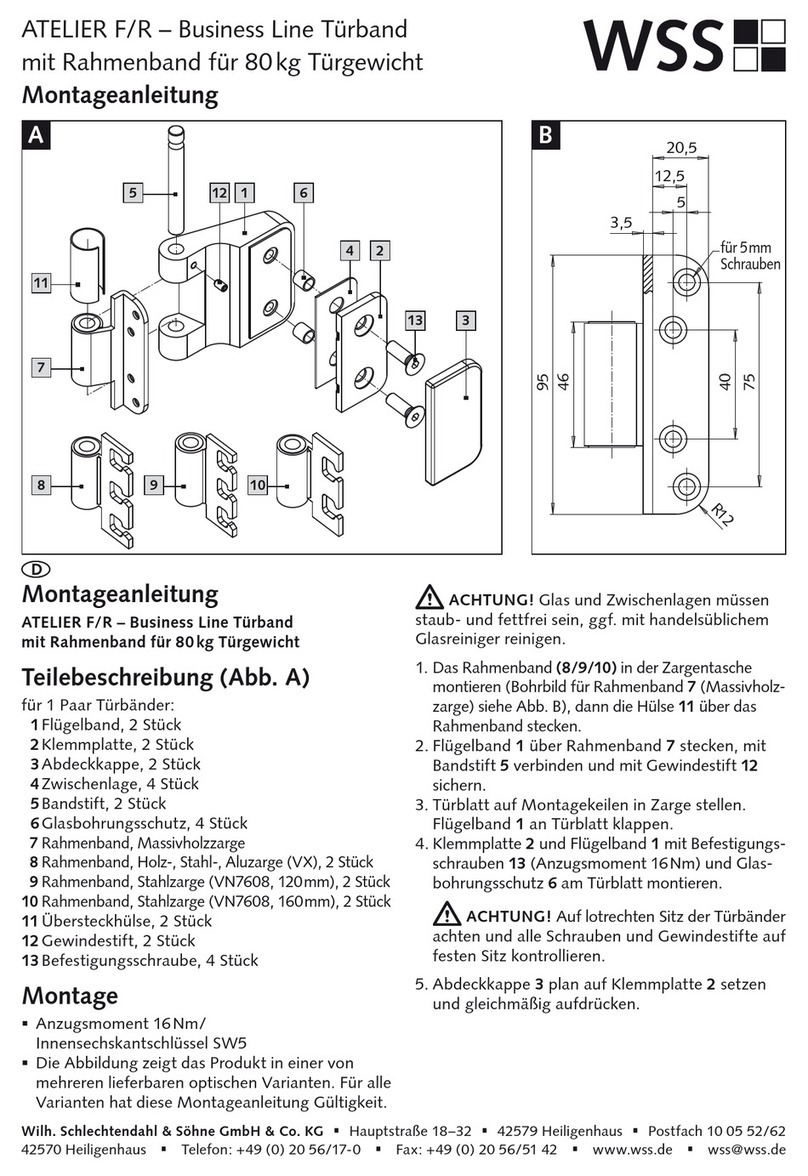 WSS ATELIER F/R Assembly instruction