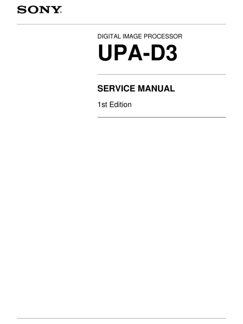 Sony UPA-D3 User manual