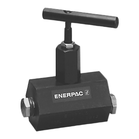 Enerpac V-161 User manual