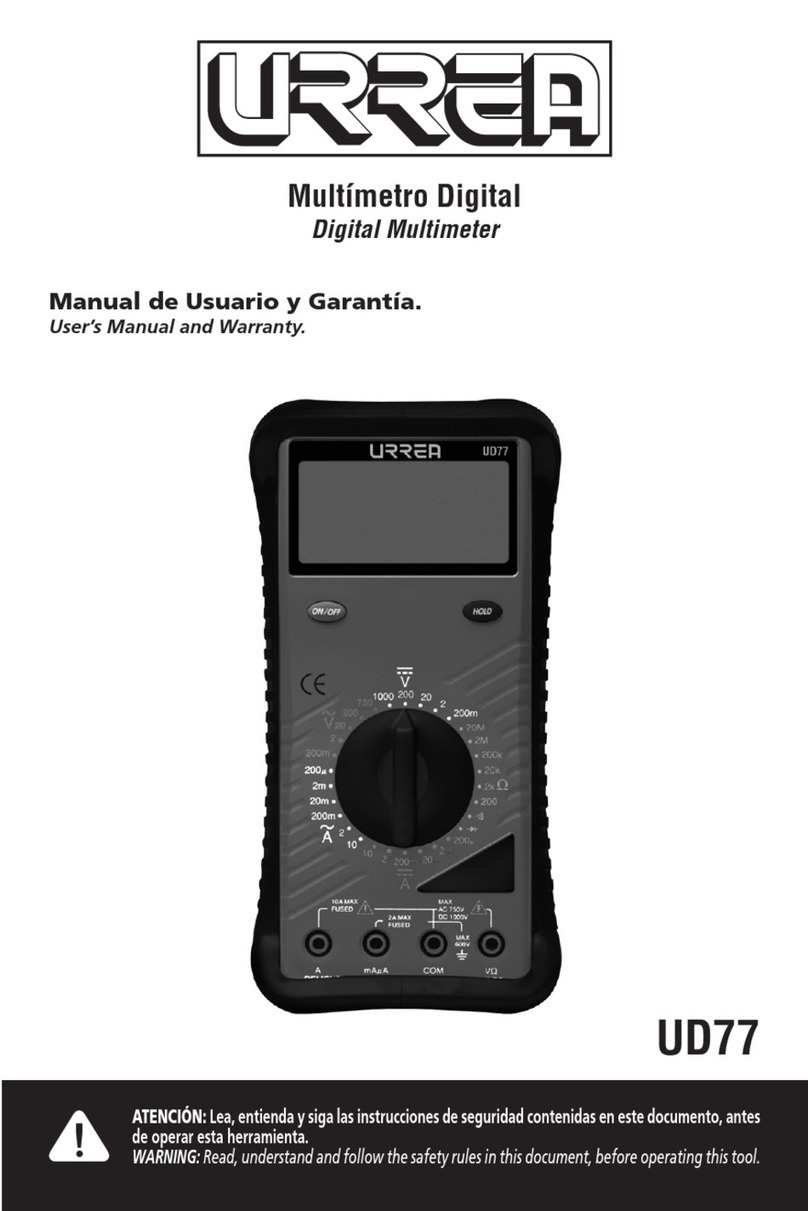 Urrea UD77 Dimensions and installation guide