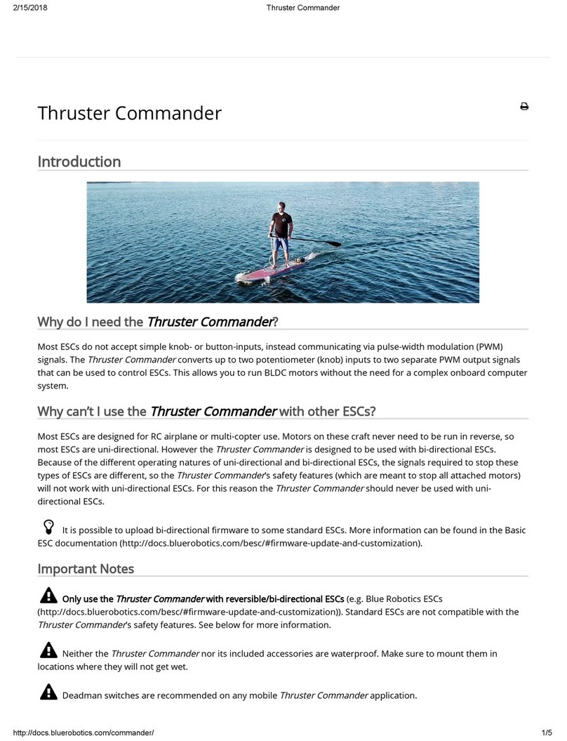 Blue Robotics Thruster Commander quick start guide