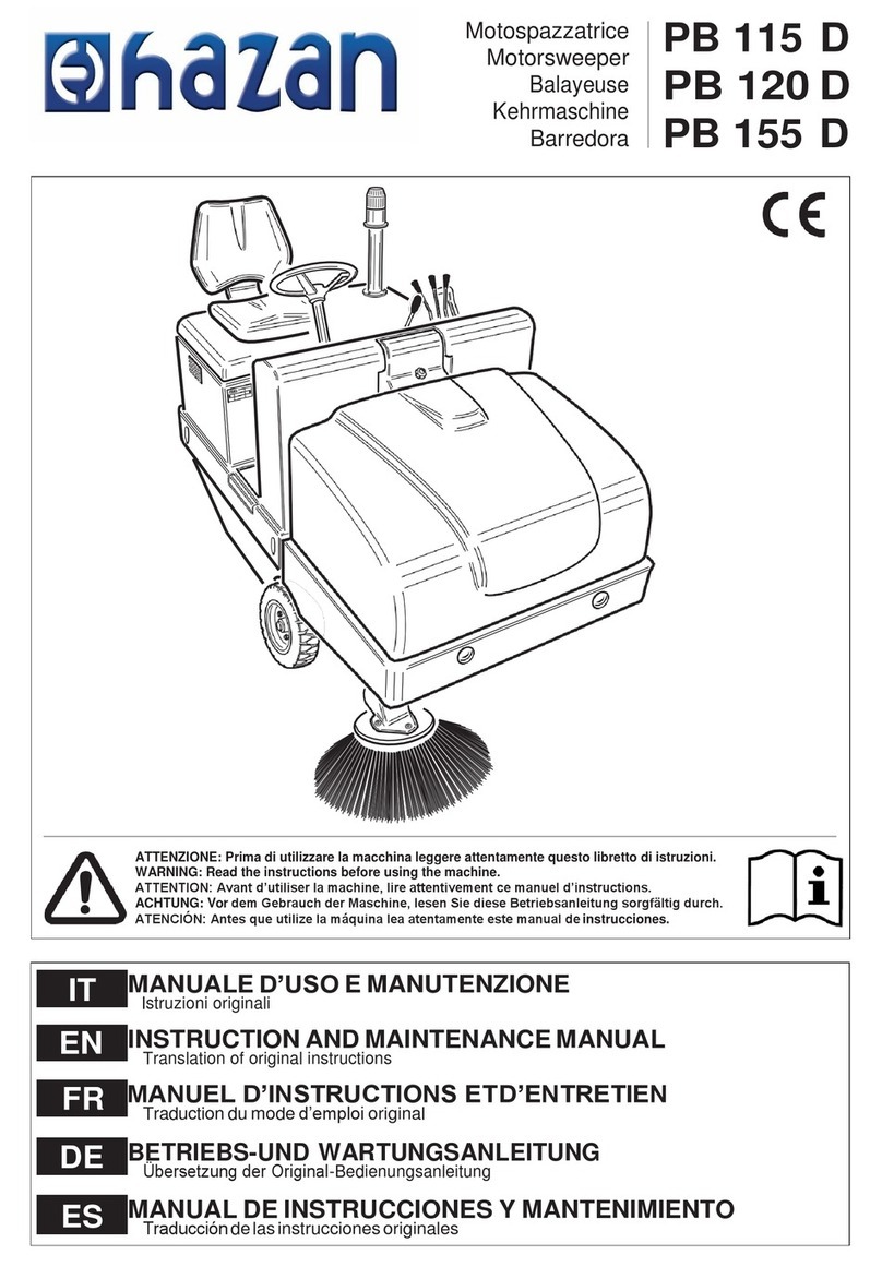 HAZAN PB 115 D Instruction and maintenance manual
