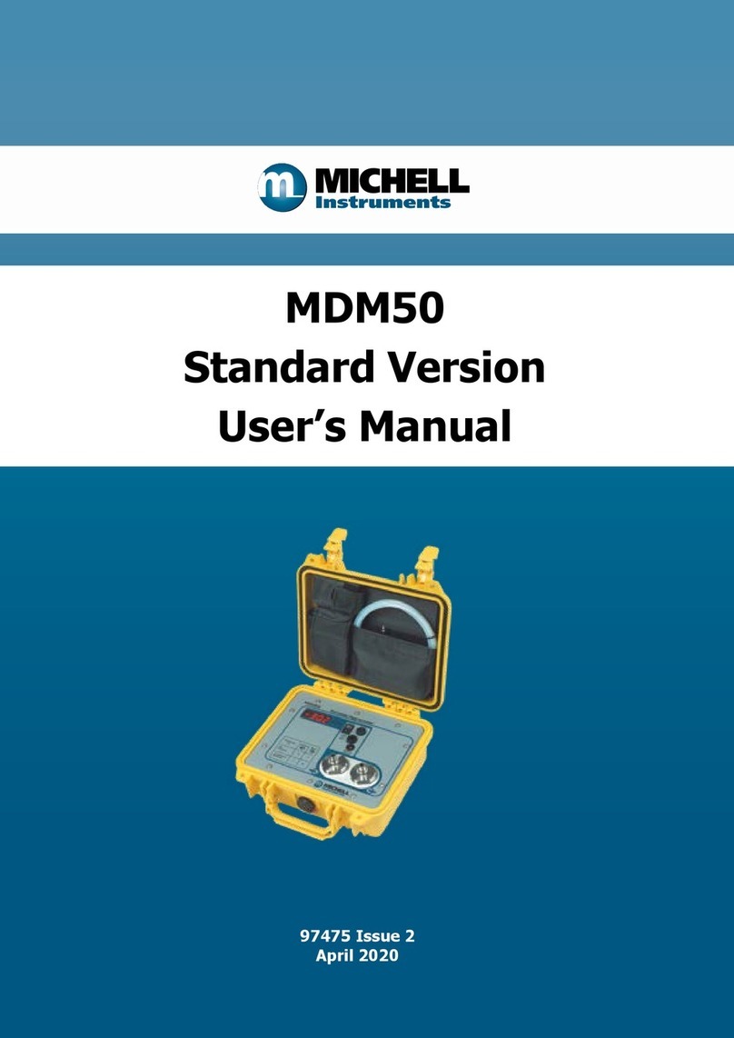 Michell Instruments MDM50 user manual