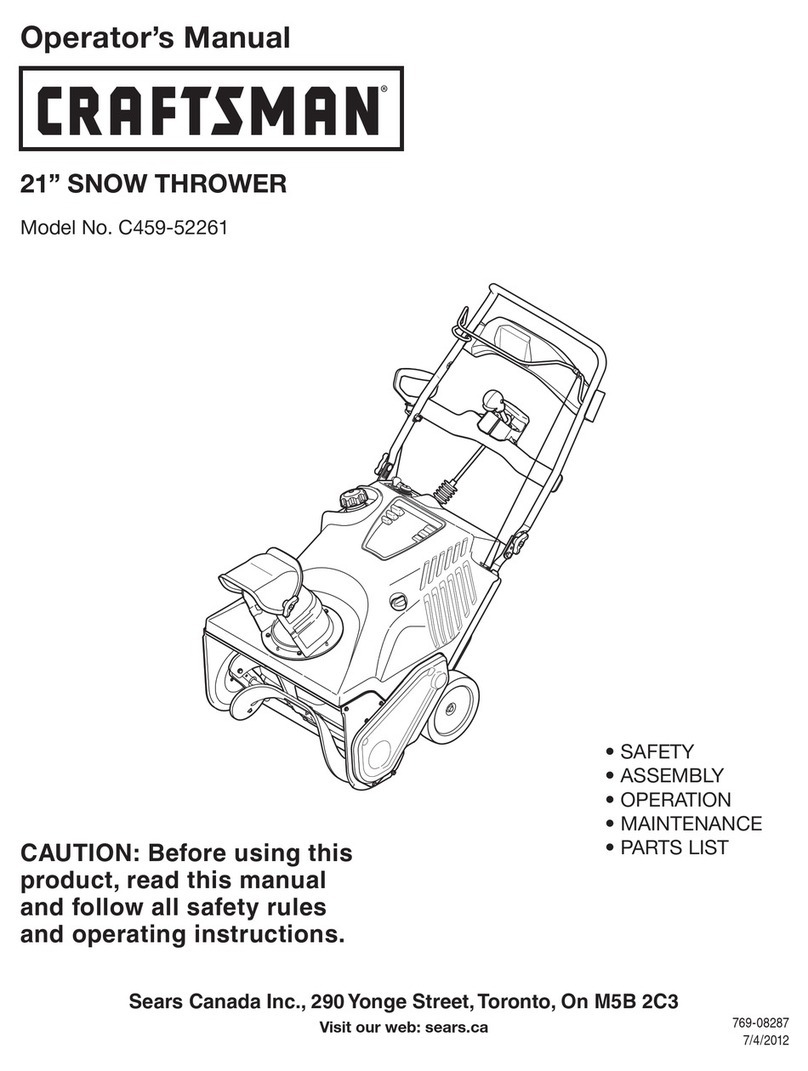 Craftsman C459-52261 Operator's manual