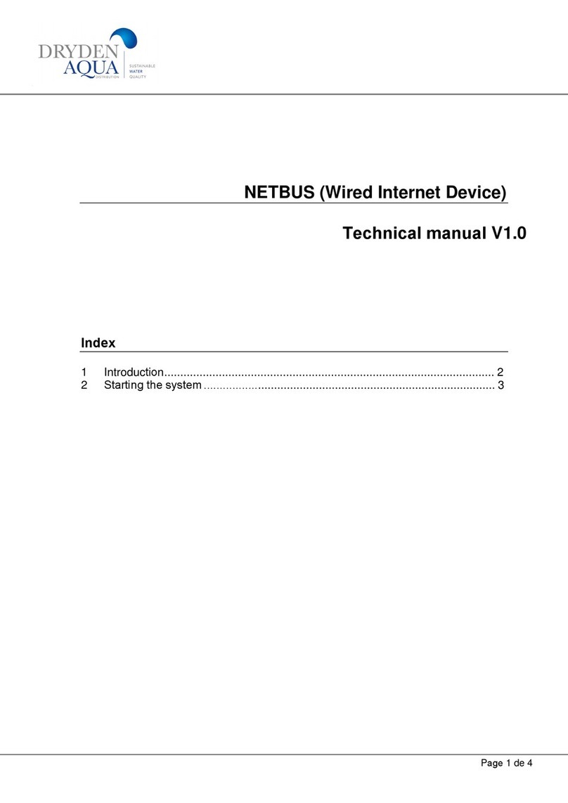 DRYDEN AQUA NETBUS Technical manual