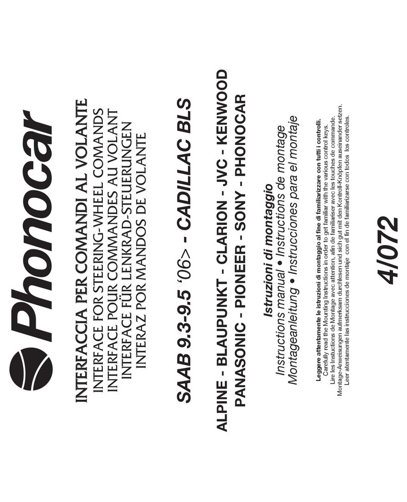 Phonocar 4/072 User manual