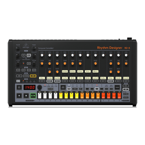 Behringer RHYTHM DESIGNER RD-8 User manual
