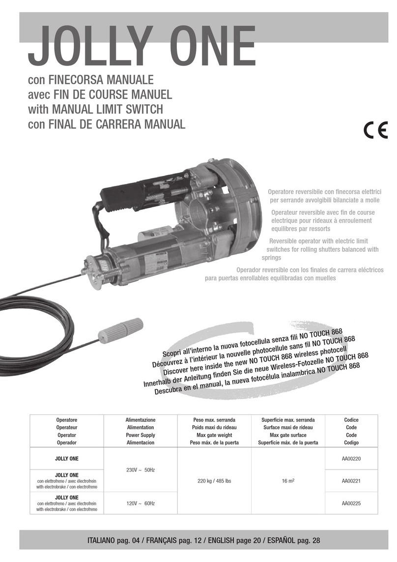 RIB JOLLY ONE AA00220 manual