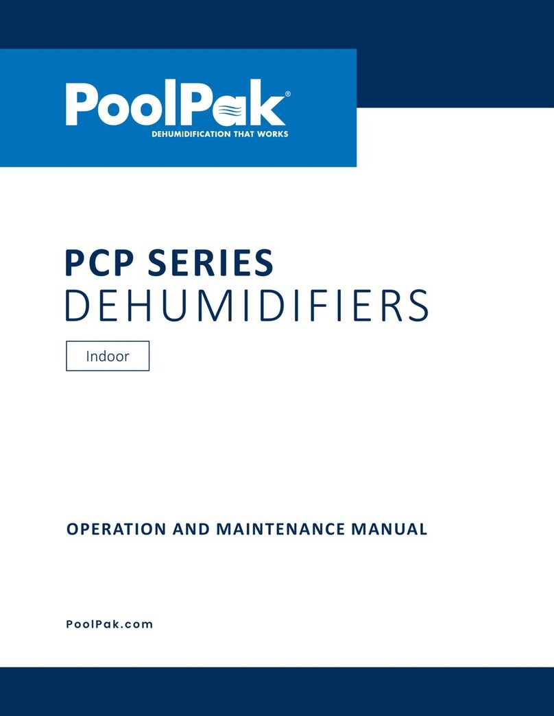PoolPak PCP Series Operation and maintenance manual