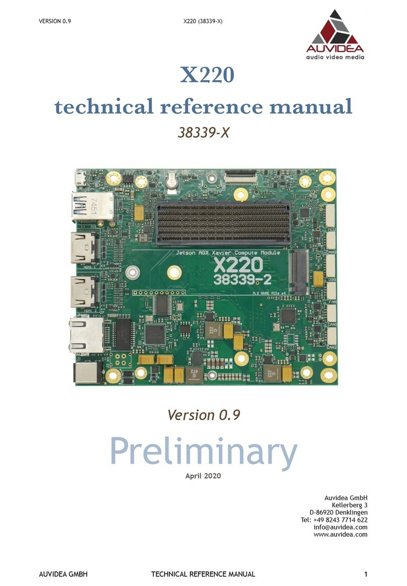 Auvidea 38339 Series Technical reference manual