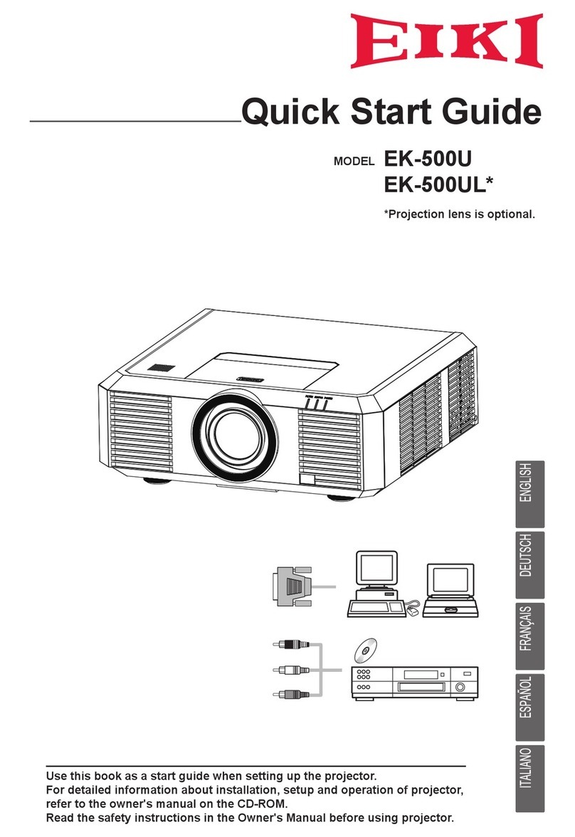 Eiki EK-500U User manual