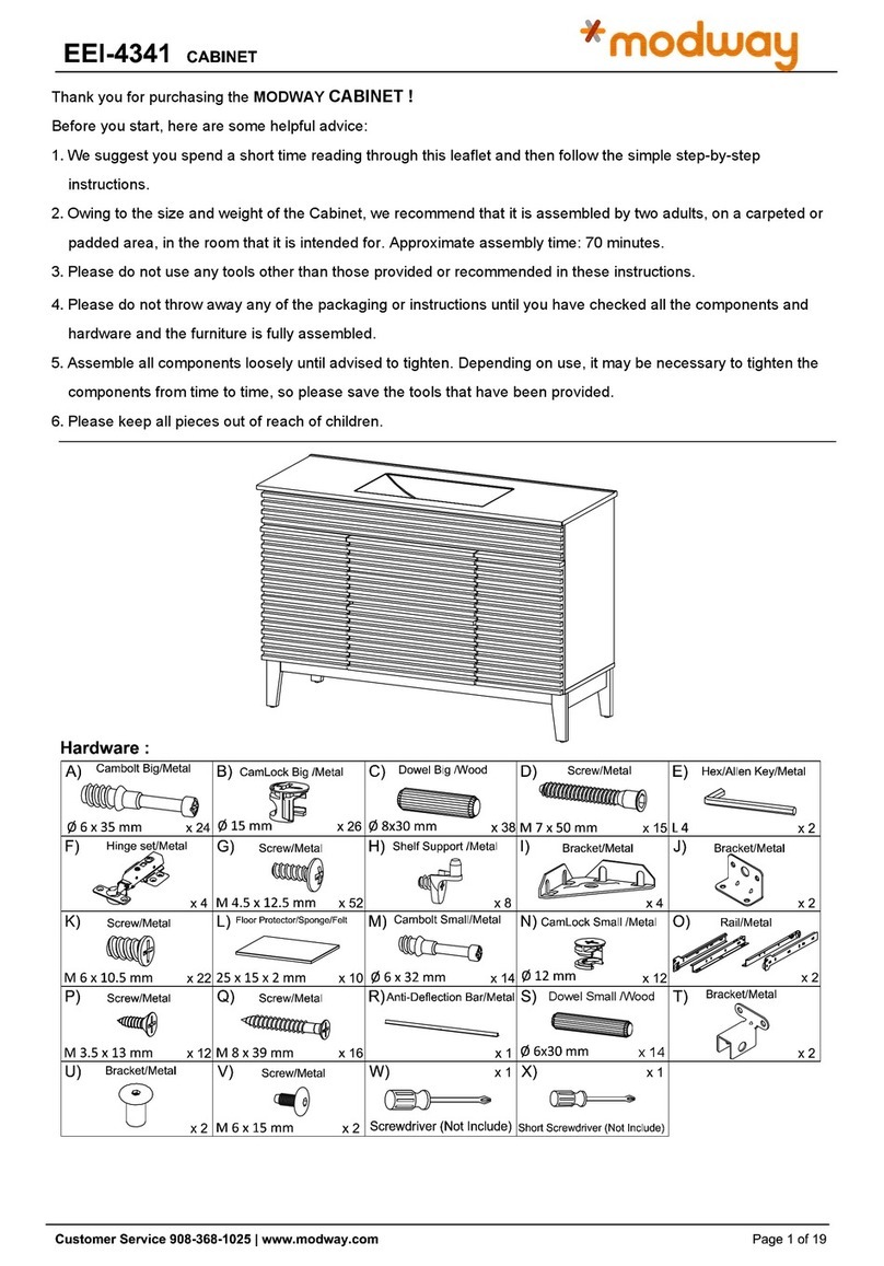 modway EEI-4341 User manual modway EEI-4341 User manual