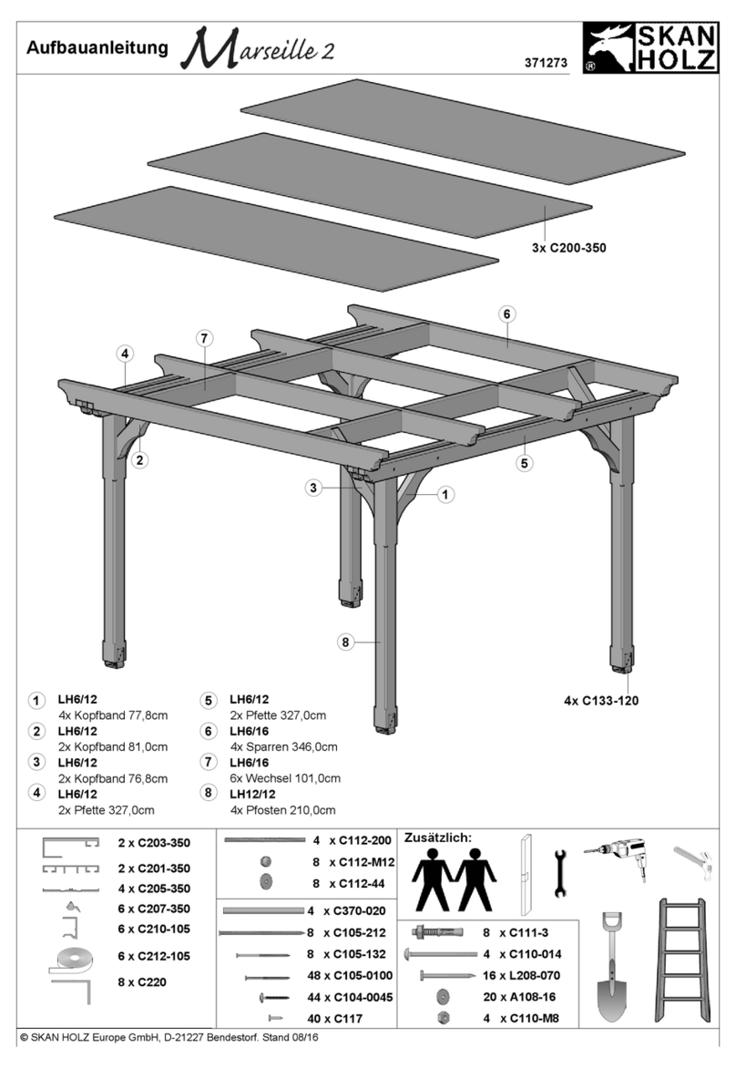 Skanholz Marseille 2 Assembly instructions