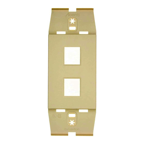 Leviton Acenti QuickPort AC642 User manual