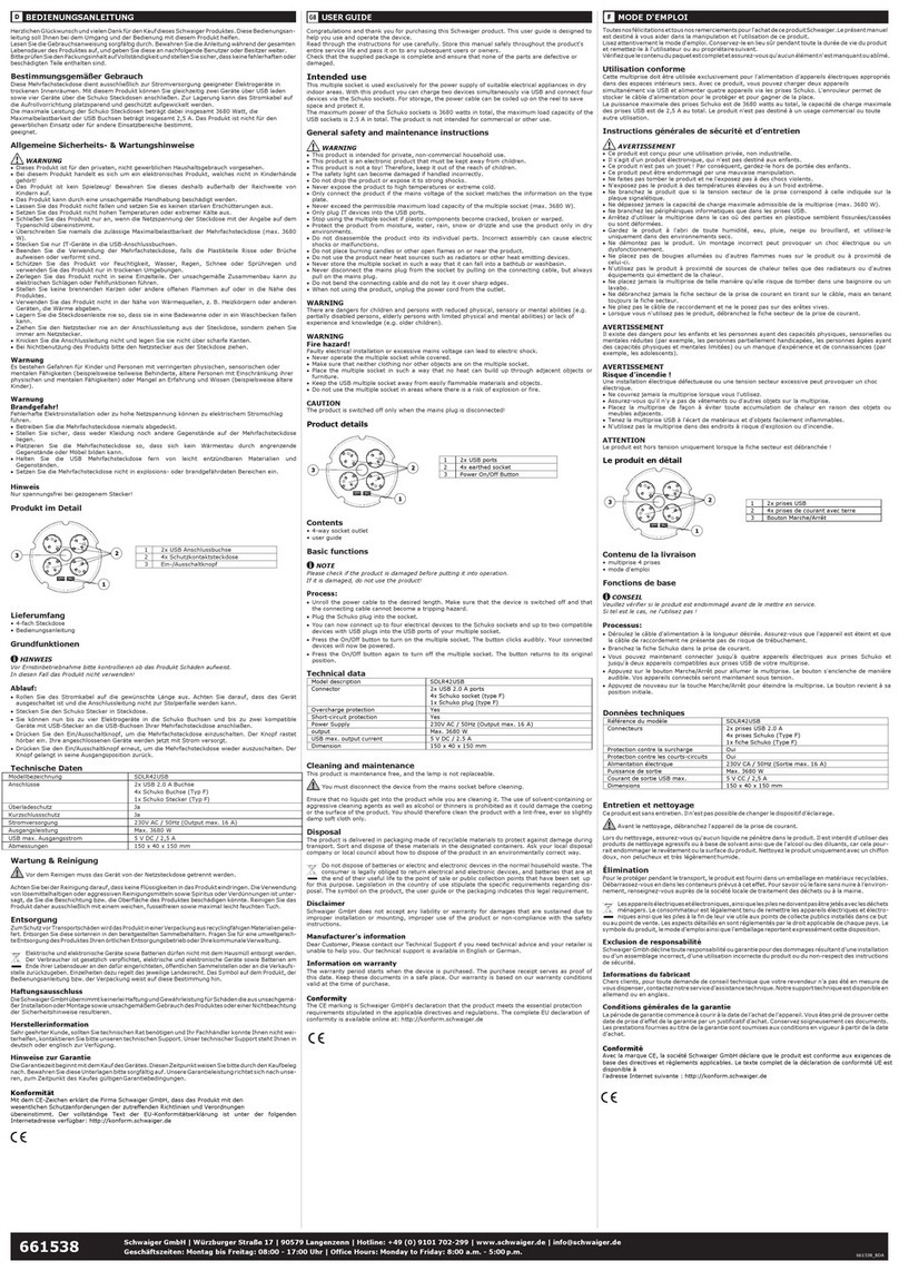 Schwaiger SDLR42USB User manual