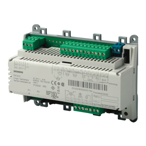 Siemens Desigo RXC32.1 User manual