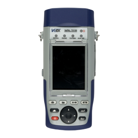 VeEX TX150 User manual