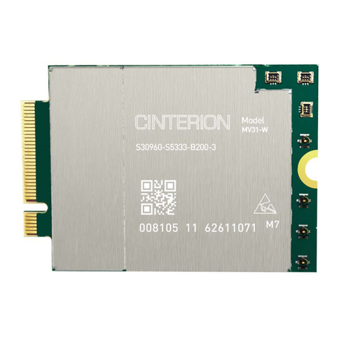 Thales Cinterion MV31-W sub6 USB user guide