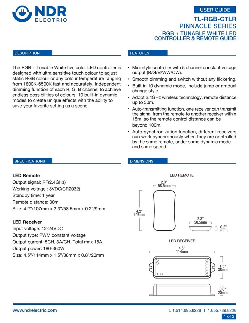 ND?R TL-RGB-CTLR user guide